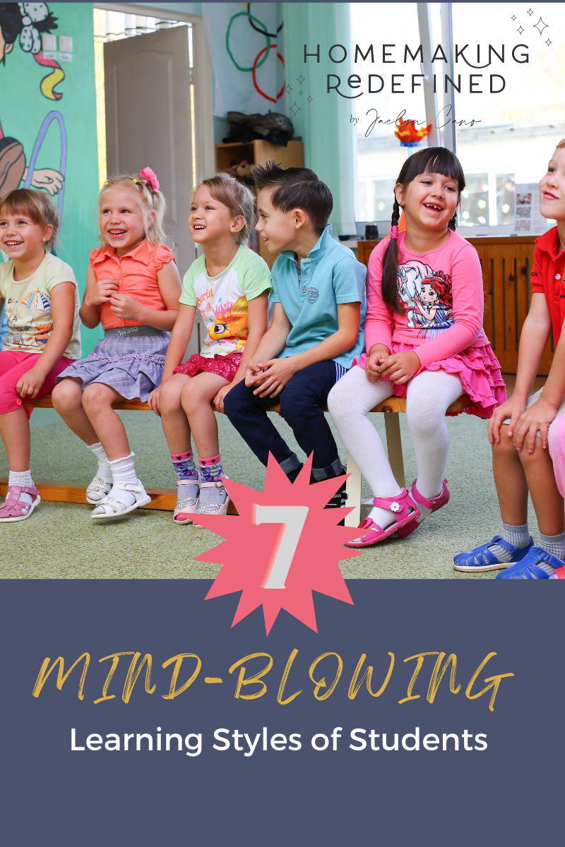 7-Mind-Blowing-Learning-Styles-Of-Students children sitting on a bench during homeschooling